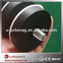 POT01-42 NdFeB Gummi-Beschichtungsmagnete / Neodym-Holding-Magnete / gummibeschichtete Magnete mit 25 kg Zugkraft